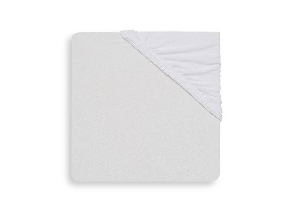Jollein Spannbettlaken Jersey 60x120cm White