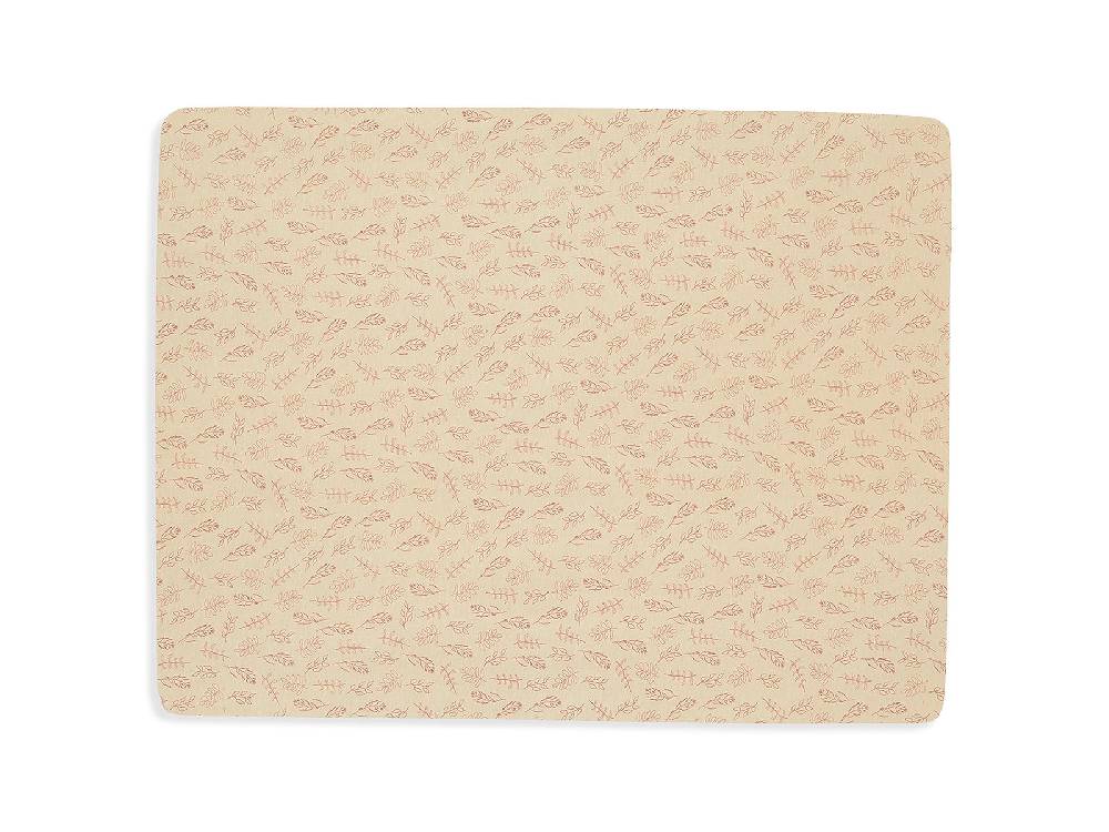 Jollein Spannbettlaken Jersey Laufgitter 75x95cm Meadow Rosewood Super Sparpreis