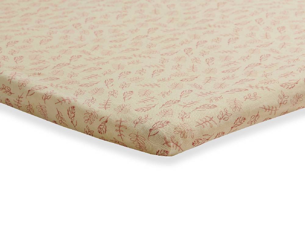 Jollein Spannbettlaken Jersey Laufgitter 75x95cm Meadow Rosewood Super Sparpreis