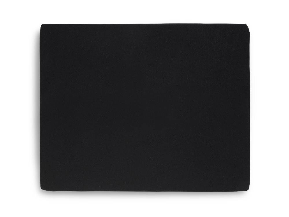 Jollein Spannbettlaken Jersey Laufgitter 75x95cm Black
