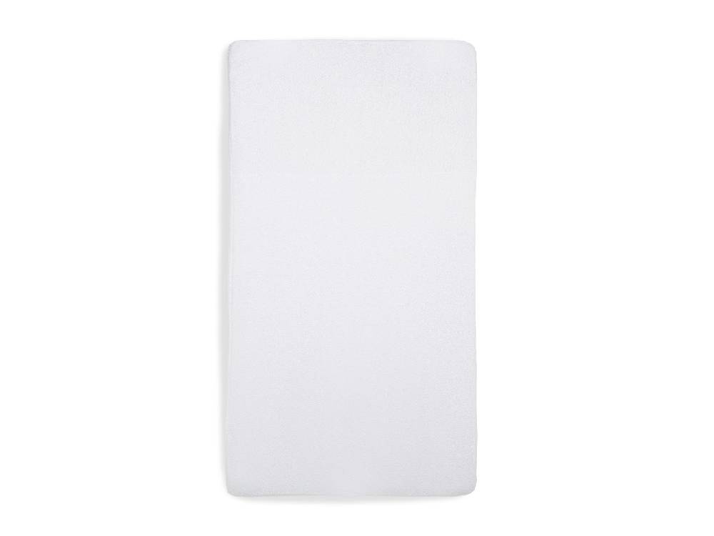 Jollein Spannbettlaken Frottee Wasserdicht 75x150cm White Nur für heute