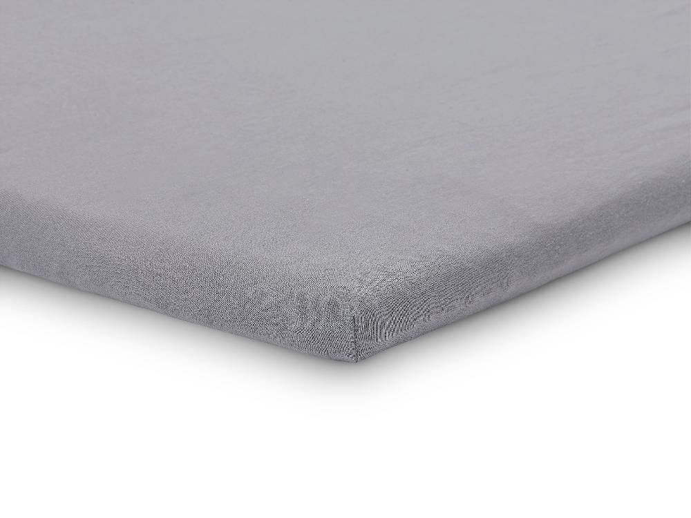 Jollein Spannbettlaken Jersey Laufgitter 75x95cm Storm Grey Sonderangebot der Fabrik