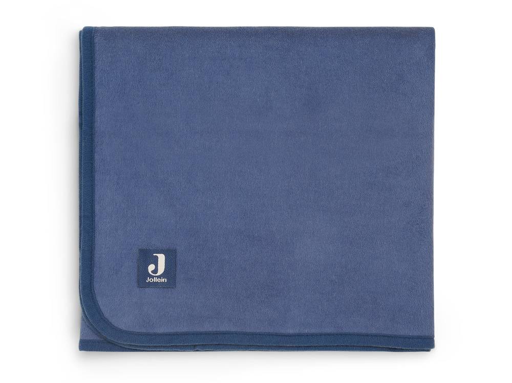Jollein Decke Wiege 75x100cm Jeans Blue