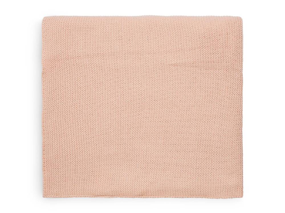 Jollein Decke Kinderbett 100x150cm Basic Knit Pale Pink