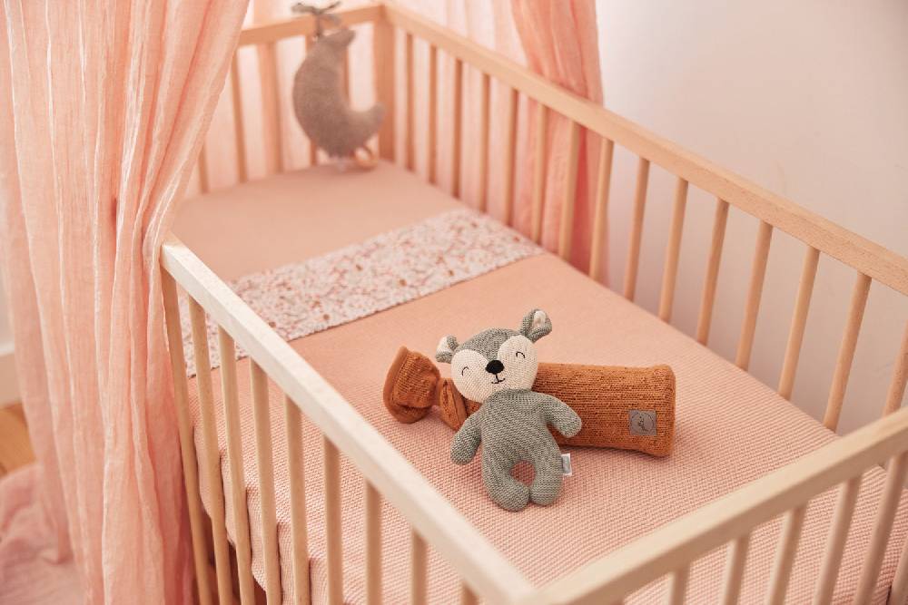 Jollein Decke Kinderbett 100x150cm Basic Knit Pale Pink Riesige Rabatte