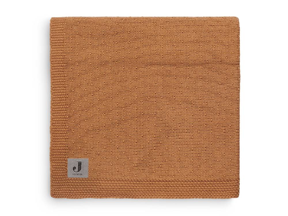 Jollein Decke Kinderbett 100x150cm Bliss Knit Caramel