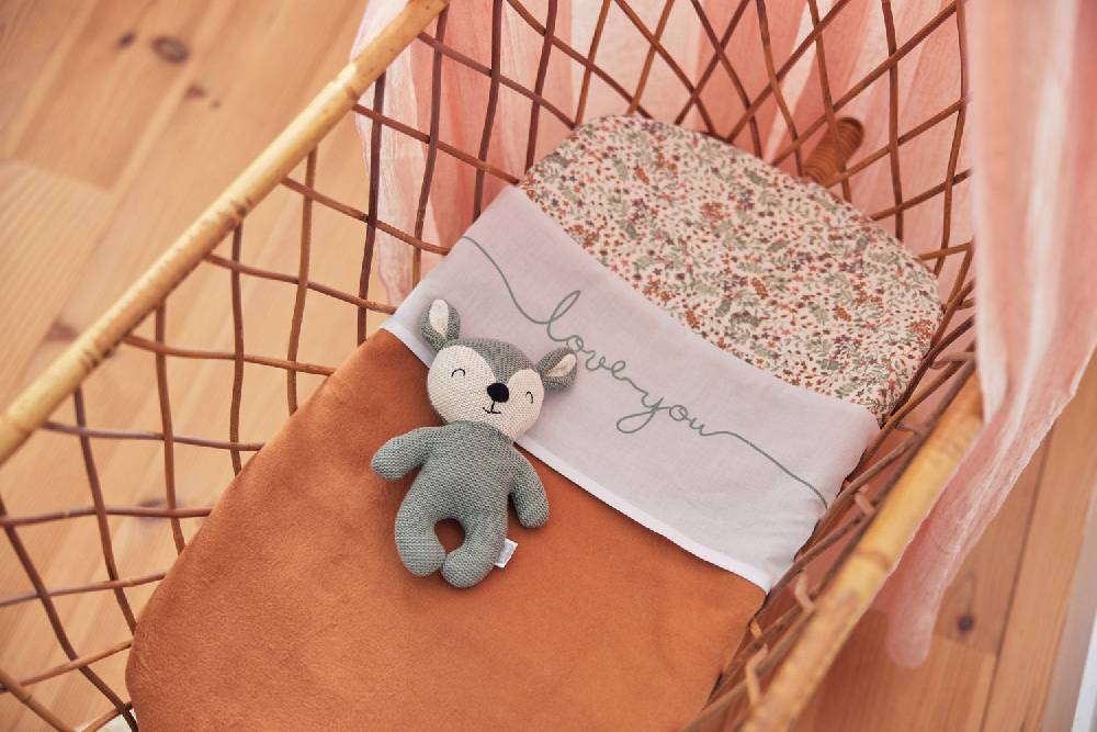 Jollein Decke Kinderbett 100x150cm Caramel Fabrikladen
