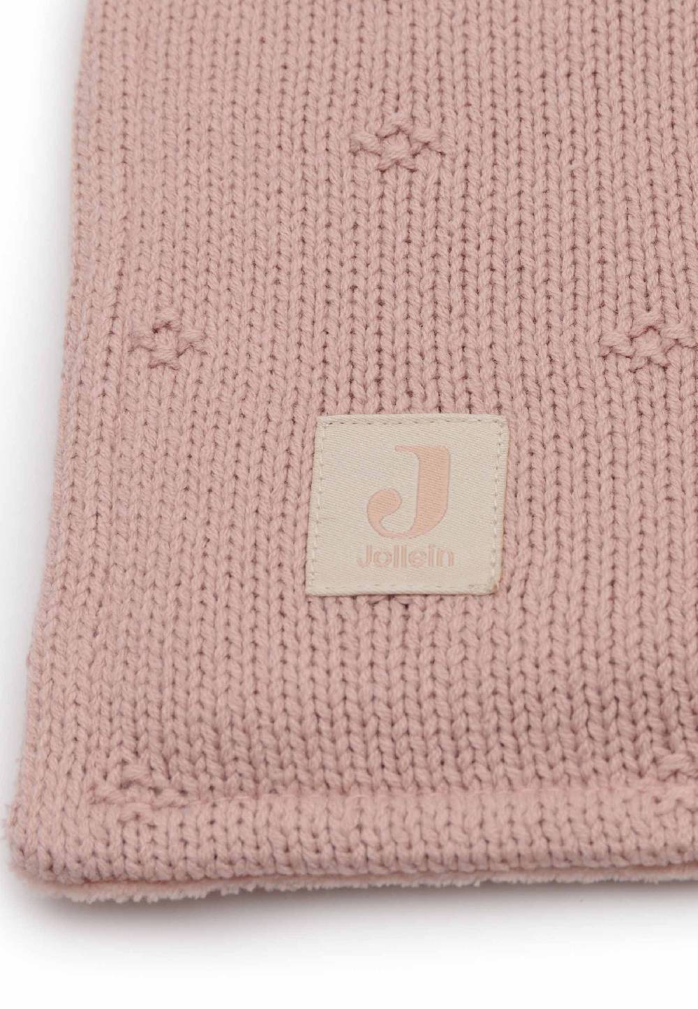 Jollein Decke Wiege 75x100cm Cosy Knit - Wild Rose/Velvet Online