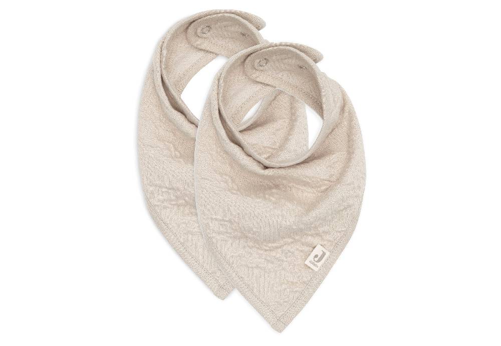 Jollein Lätzchen Bandana Soft Waves Nougat (2pack)