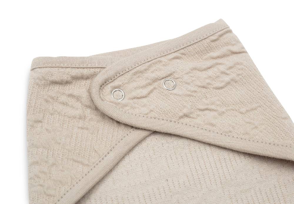 Jollein Lätzchen Bandana Soft Waves Nougat (2pack) Schlussverkauf