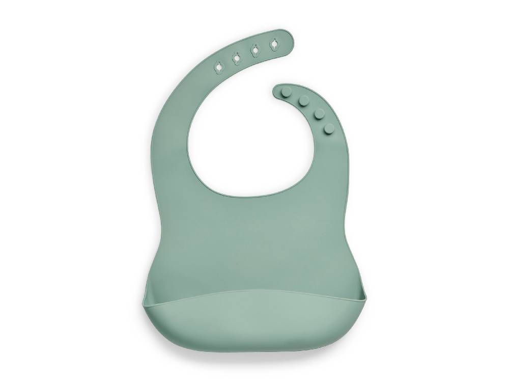 Jollein Lätzchen Siliconen Ash green Fabrikverkauf