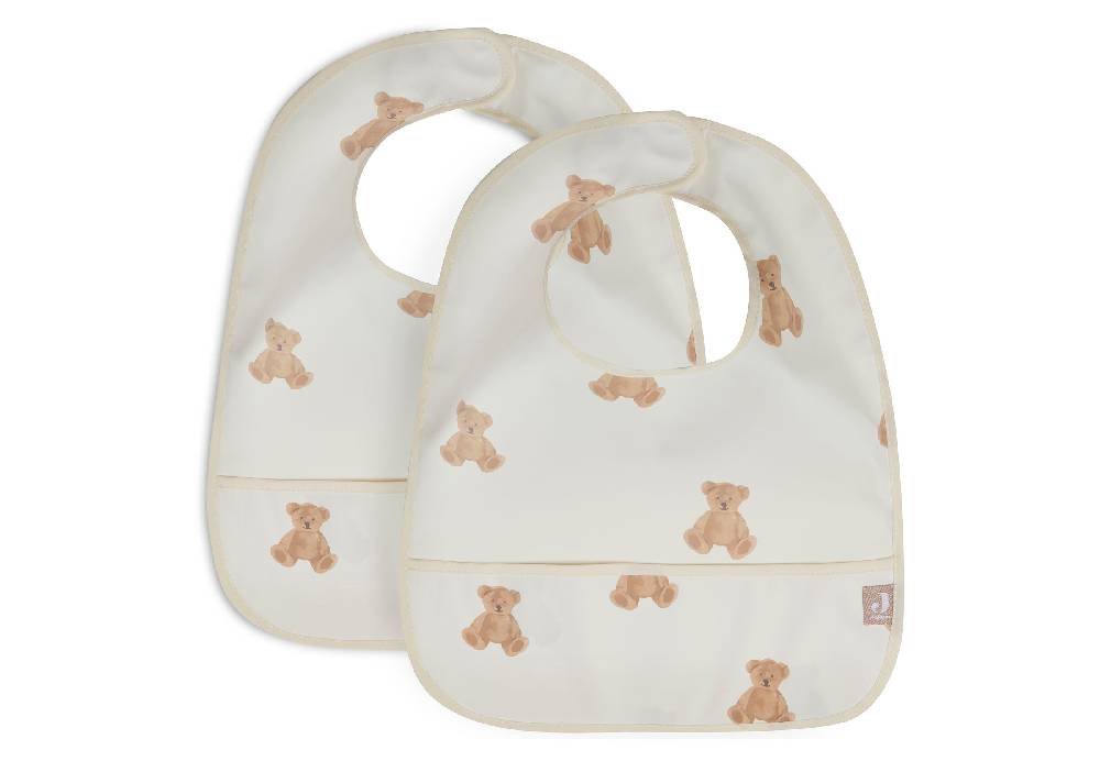 Jollein Lätzchen Wasserdicht Teddy Bear (2pack)