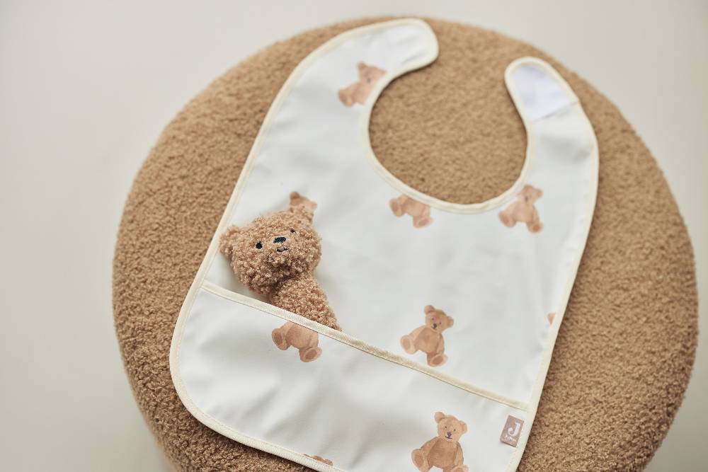 Jollein Lätzchen Wasserdicht Teddy Bear (2pack) Limitierter Zeitrabatt