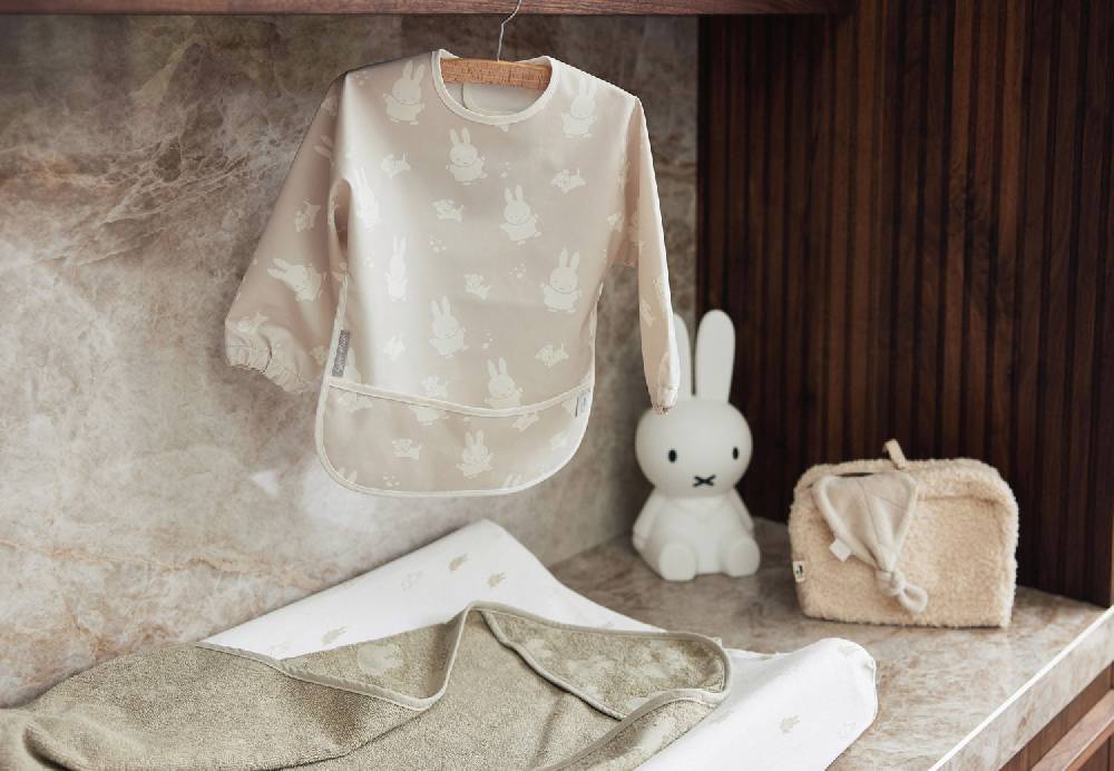 Jollein Lätzchen Wasserdicht mit Ärmeln MiffySnuffy Nougat Online Shopping