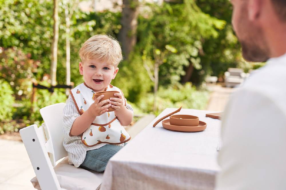 Jollein Sitzverkleinerer für Kinderhochstuhl Nougat Saisonschlussverkauf