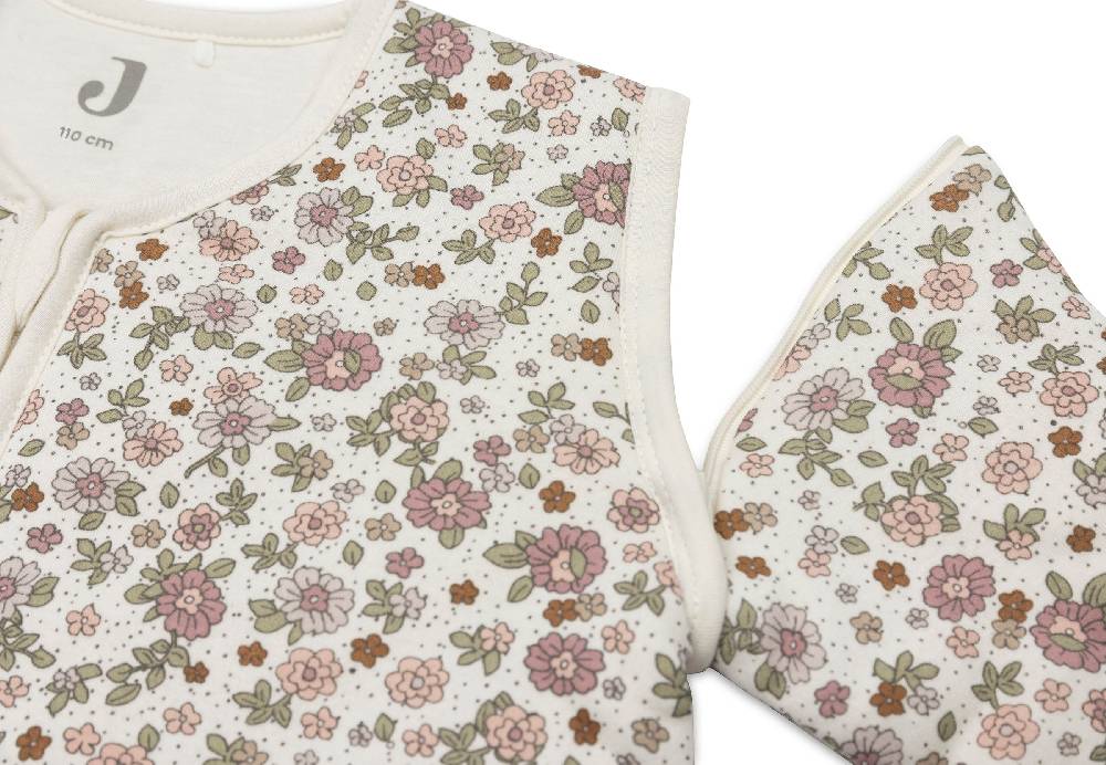 Jollein Schlafsack mit Abnehmbaren Ärmeln 110cm Retro Flowers Exklusive Angebote