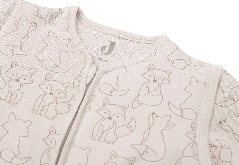 Jollein Schlafsack mit Abnehmbaren Ärmeln 90cm Fox Nougat Tiefpreis
