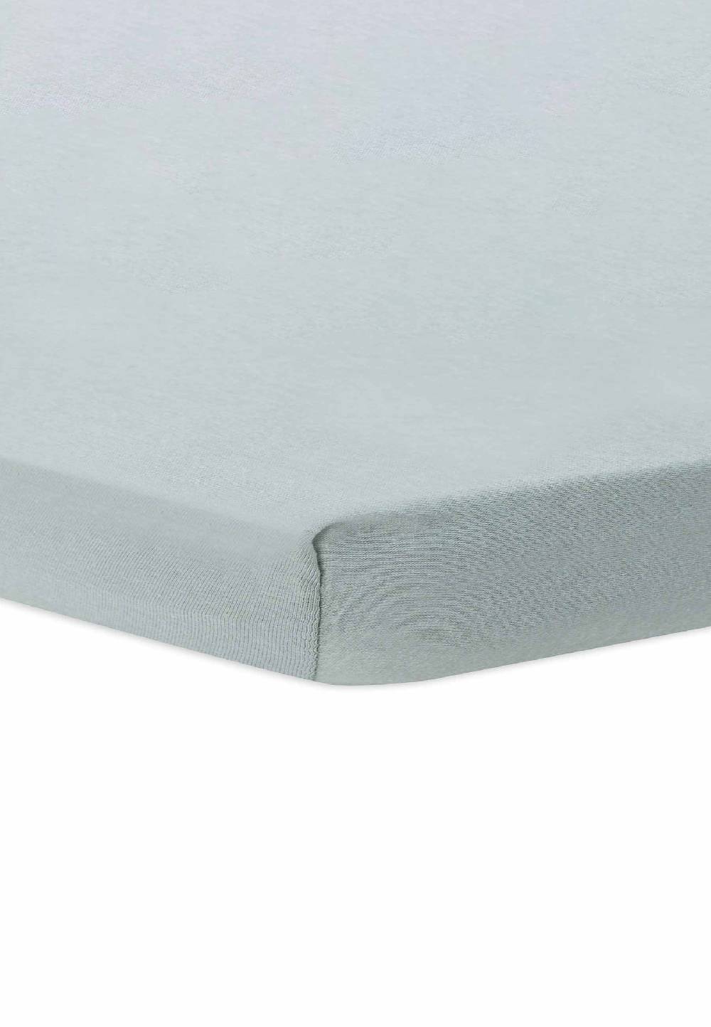 Jollein Spannbettlaken Laufgitter Jersey 75x95cm - Sea Green Bis zu 65% Rabatt