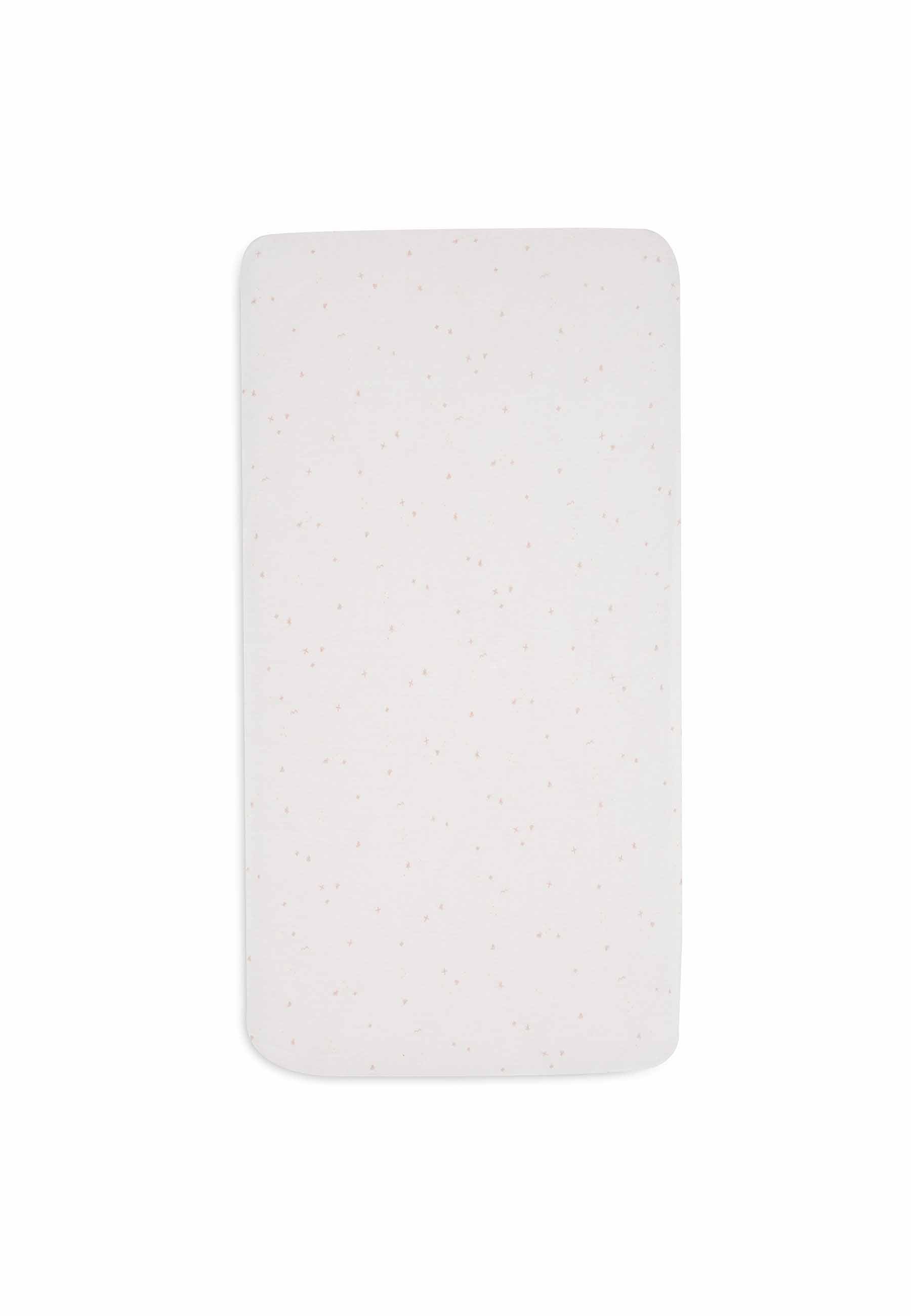 Jollein Spannbettlaken Jersey 60x120cm Twinkling - Wild Rose Riesige Rabatte