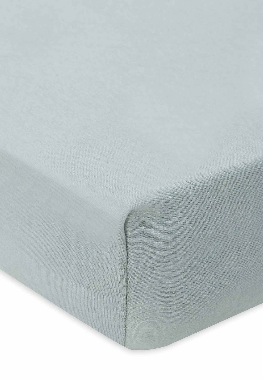 Jollein Spannbettlaken Jersey 40/50x80/90cm - Sea Green Clearance-Verkauf