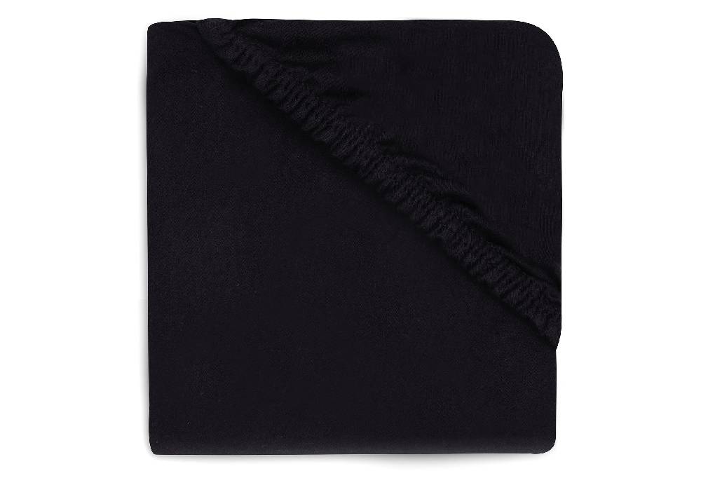 Jollein Spannbettlaken Jersey Laufgitter Ø95cm Black Black Friday Preise