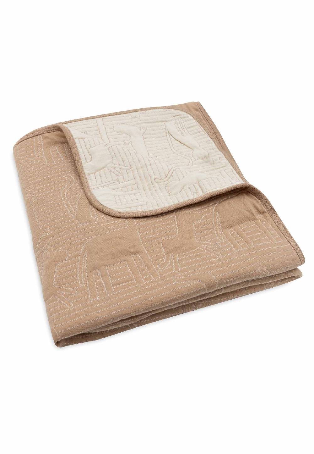 Jollein Decke Kinderbett 100x150cm Jungle Jambo - Biscuit/Oatmeal Im Verkauf