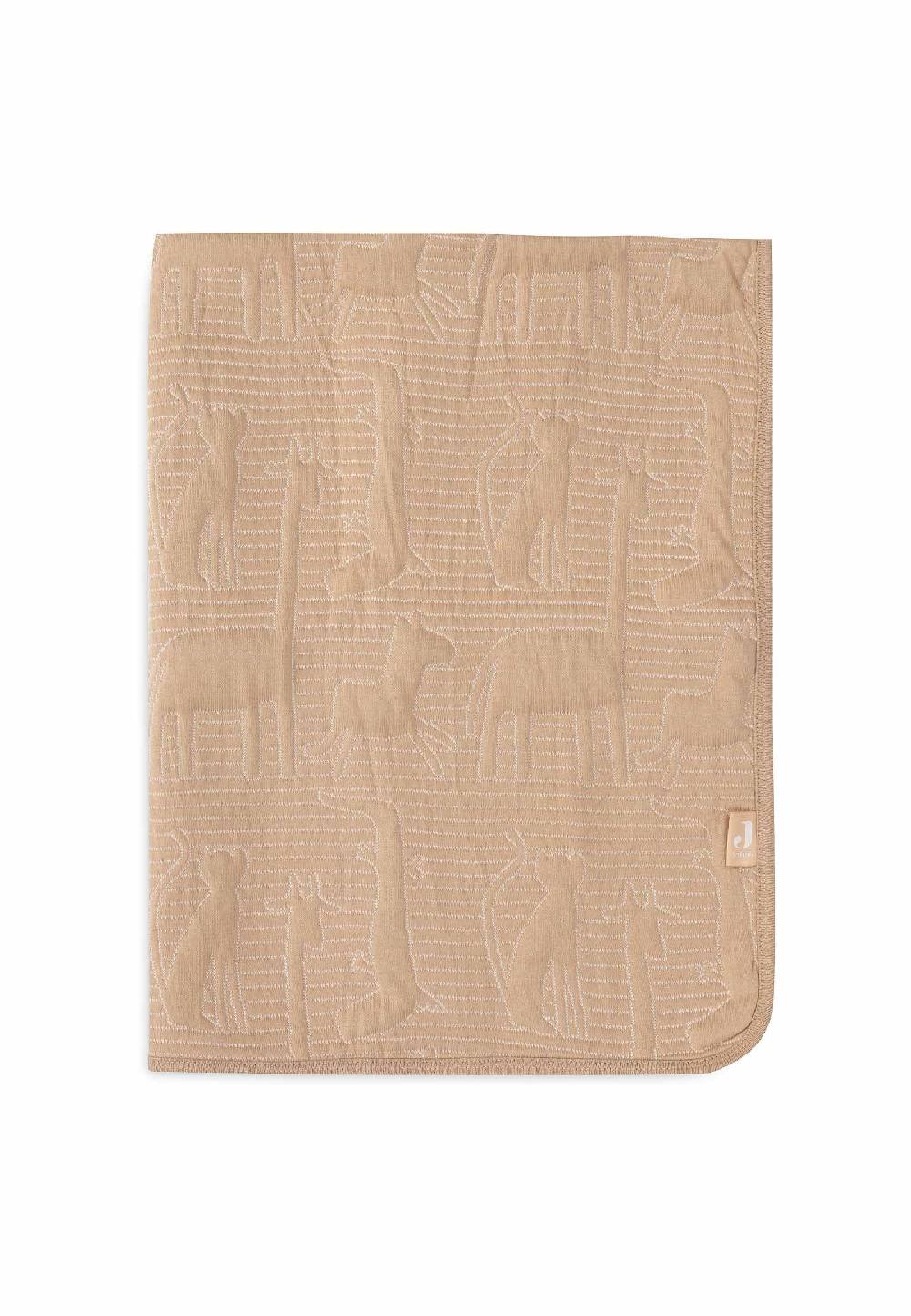 Jollein Decke Kinderbett 100x150cm Jungle Jambo - Biscuit/Oatmeal Im Verkauf