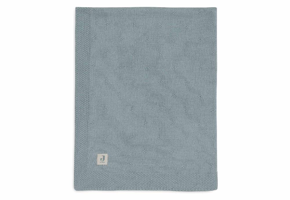Jollein Decke Kinderbett 100x150cm Cosy Knit - Sea Green 50% Rabatt für begrenzte Zeit