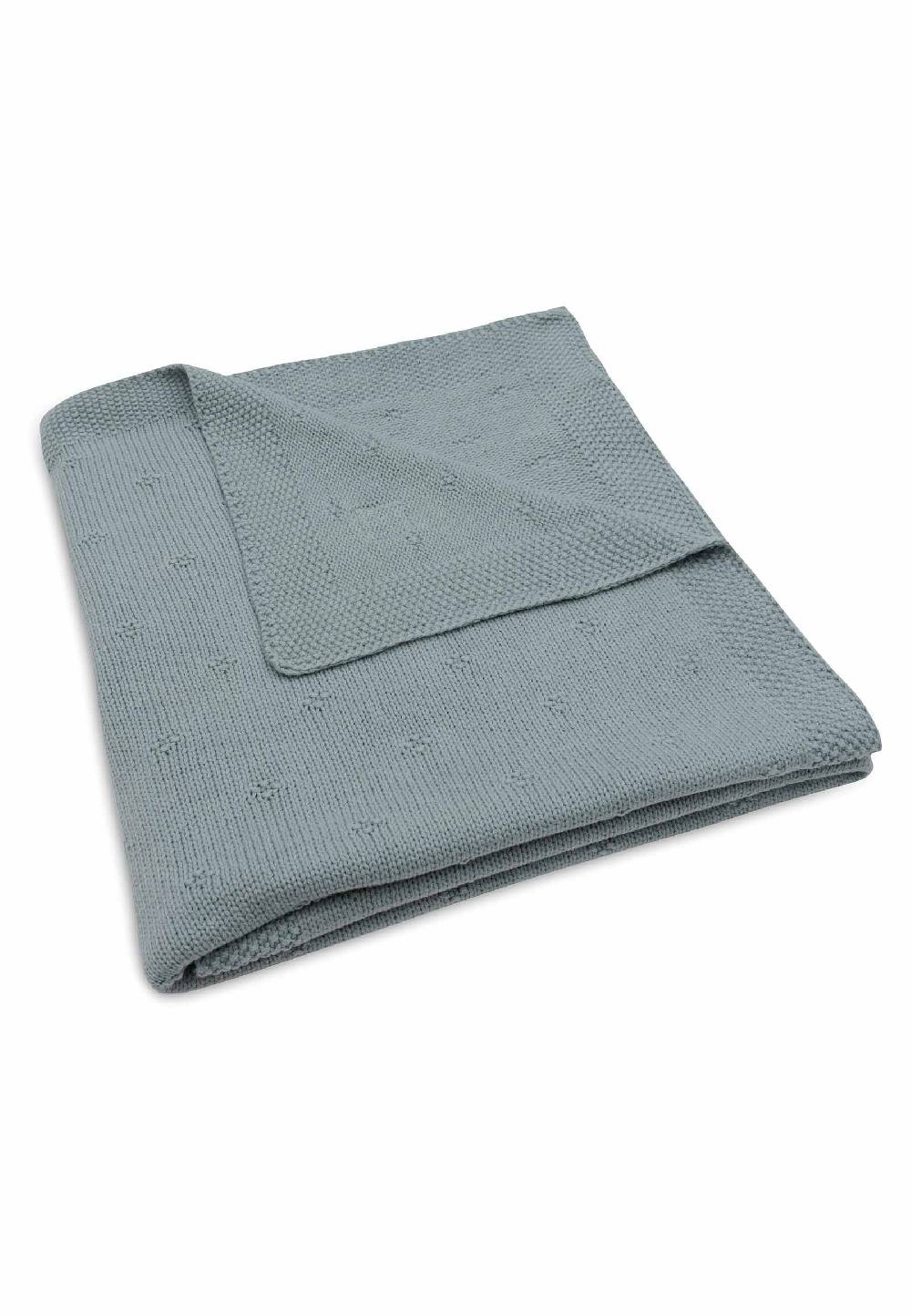 Jollein Decke Kinderbett 100x150cm Cosy Knit - Sea Green 50% Rabatt für begrenzte Zeit