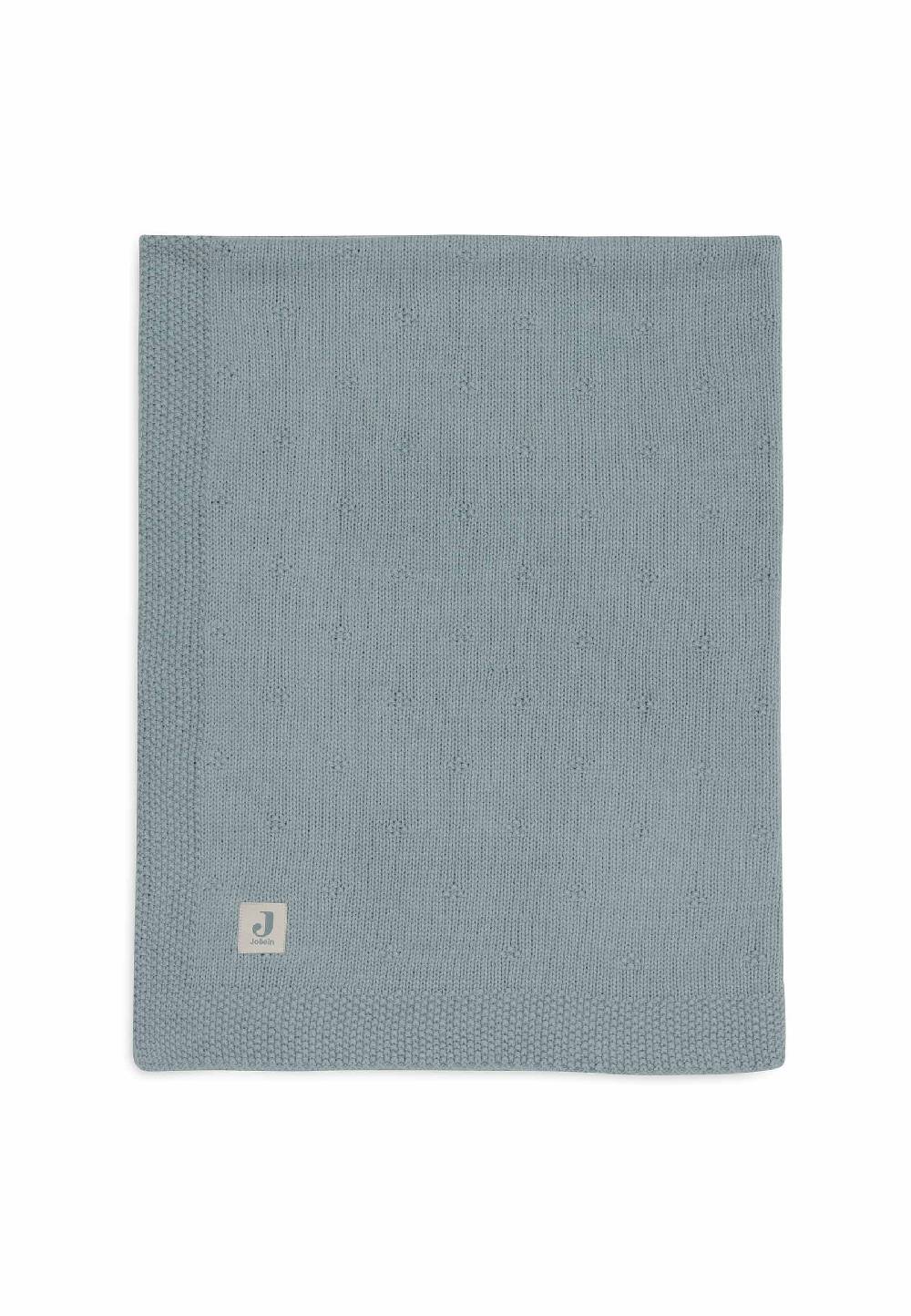 Jollein Decke Kinderbett 100x150cm Cosy Knit - Sea Green 50% Rabatt für begrenzte Zeit