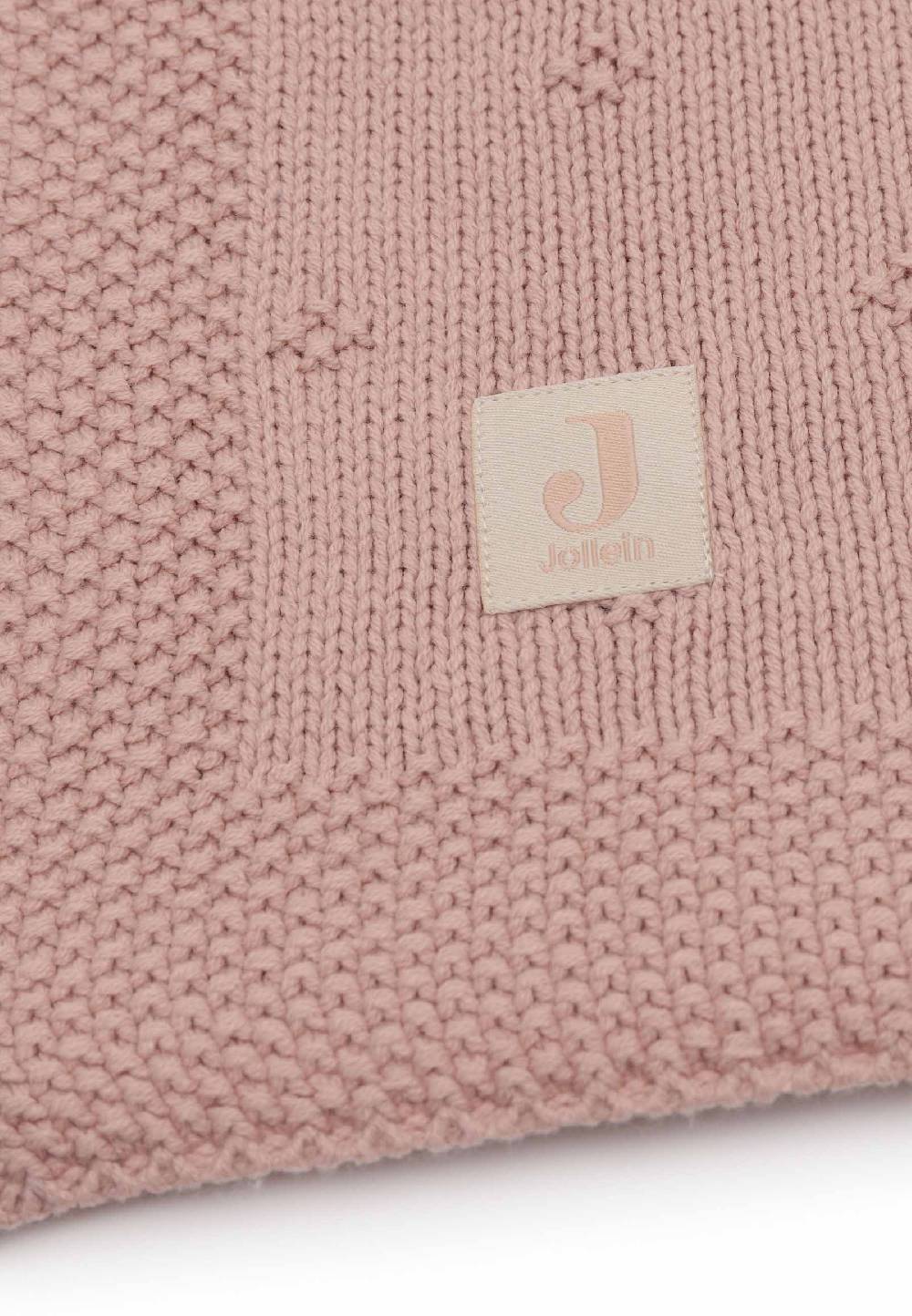 Jollein Decke Kinderbett 100x150cm Cosy Knit - Wild Rose Rabatte dieses Monats