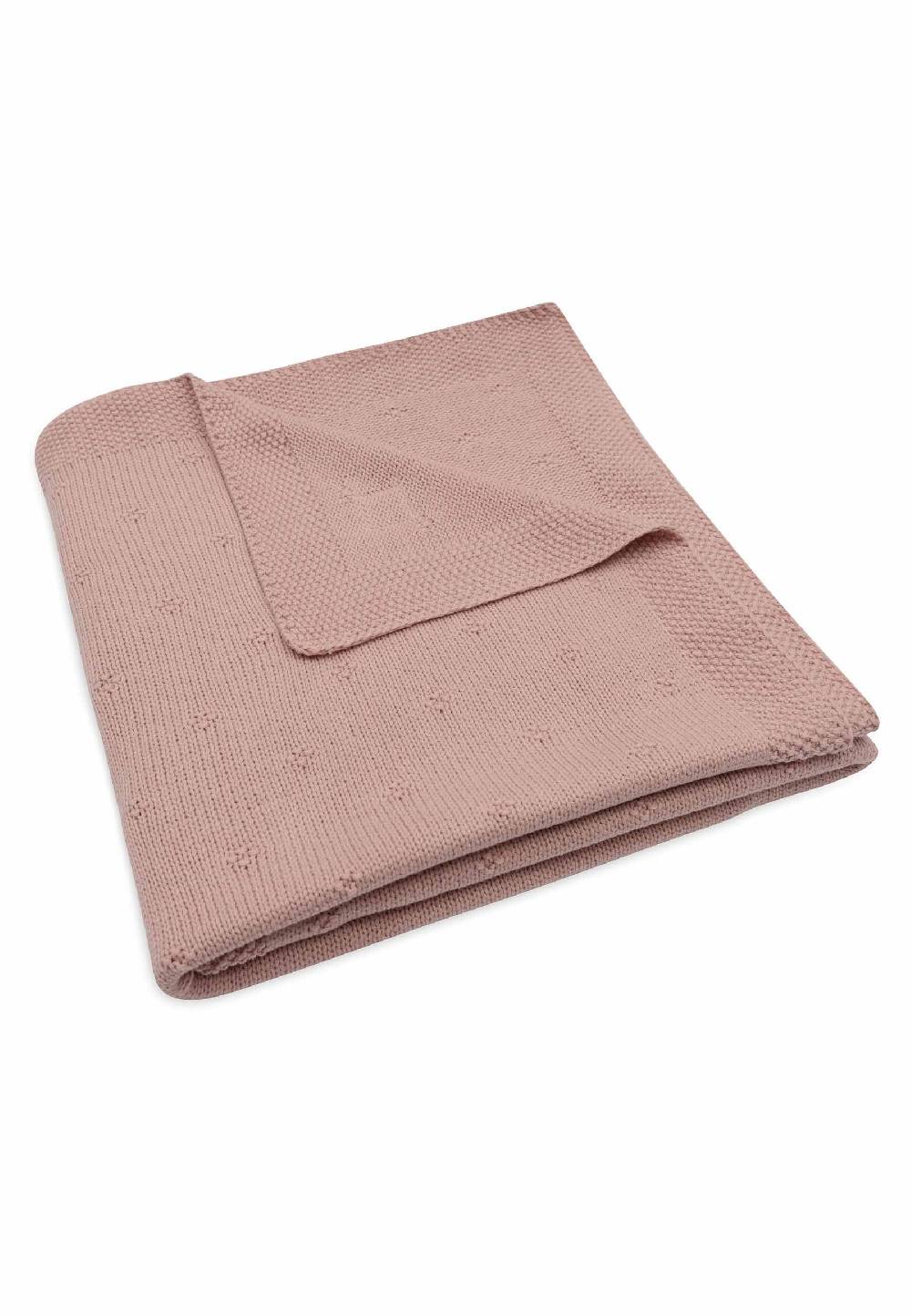 Jollein Decke Kinderbett 100x150cm Cosy Knit - Wild Rose Rabatte dieses Monats