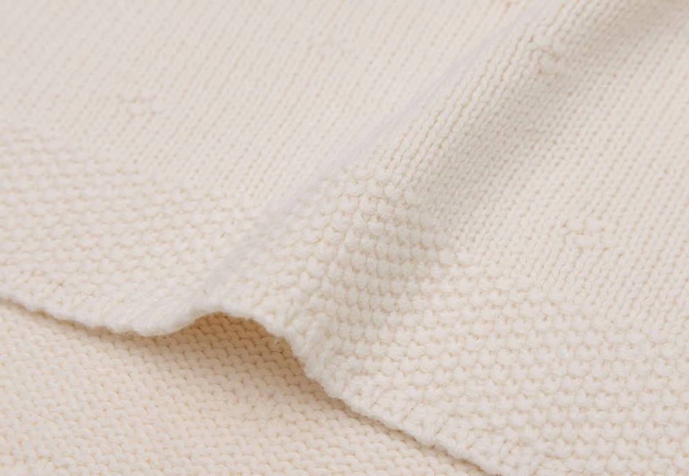 Jollein Decke Kinderbett 100x150cm Cosy Knit - Ivory 2025