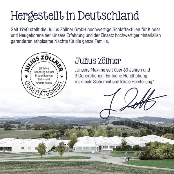 Julius Zöllner Stillkissen aus Baumwollmusselin, grün Clearance-Verkauf