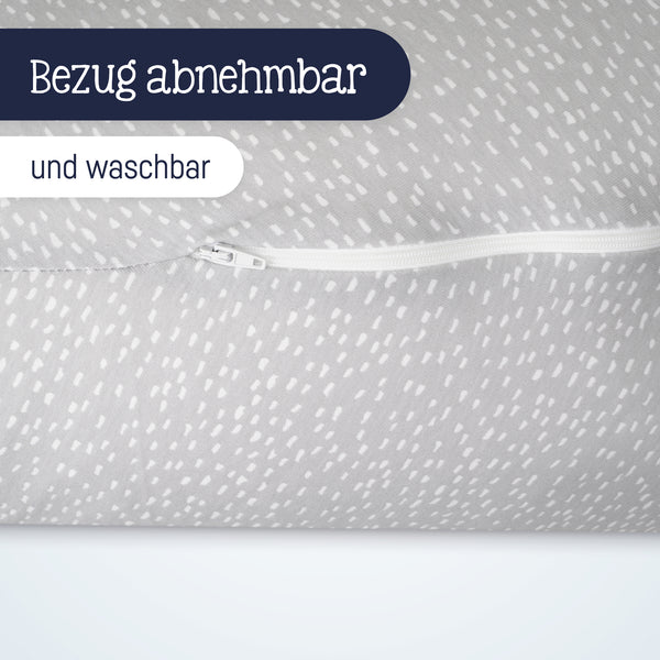Julius Zöllner Jersey Stillkissen Tiny Squares Grey Begrenzt auf 3 Tage
