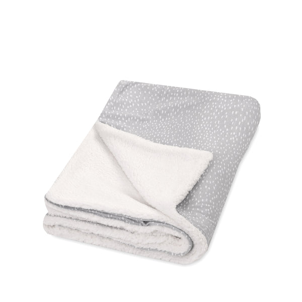 Julius Zöllner Jersey Winterdecke, Tiny Squares Grey Blitzangebot