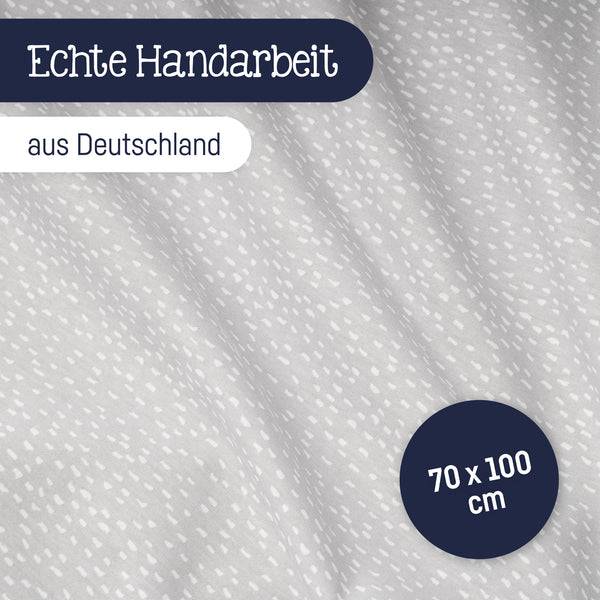 Julius Zöllner Jersey Winterdecke, Tiny Squares Grey Blitzangebot
