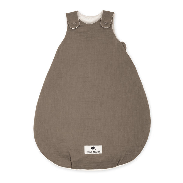 Julius Zöllner Musselin Babyschlafsack, Nougat Letzte 3 Tage
