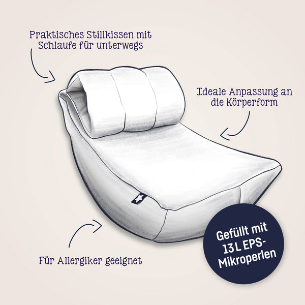 Julius Zöllner Jersey Stillkissen Move Uni Cinnamon Im Verkauf