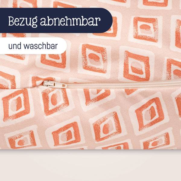 Julius Zöllner Stillkissen mit Knopf, Organic Raute Verkauf