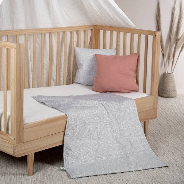 Julius Zöllner Jerseydecke gefüttert, Tiny Squares Grey Zeitlich begrenztes Angebot