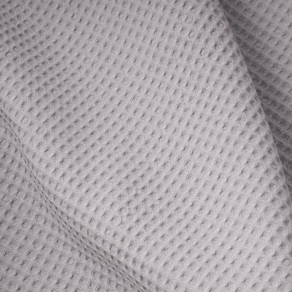 Julius Zöllner Krabbeldecke Blatt, Waffelpiqué Light Grey Black Friday