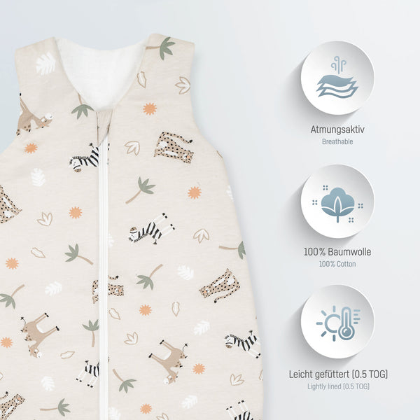 Julius Zöllner Jersey Sommerschlafsack - Savanne Beige Zeitbegrenzte Promotion