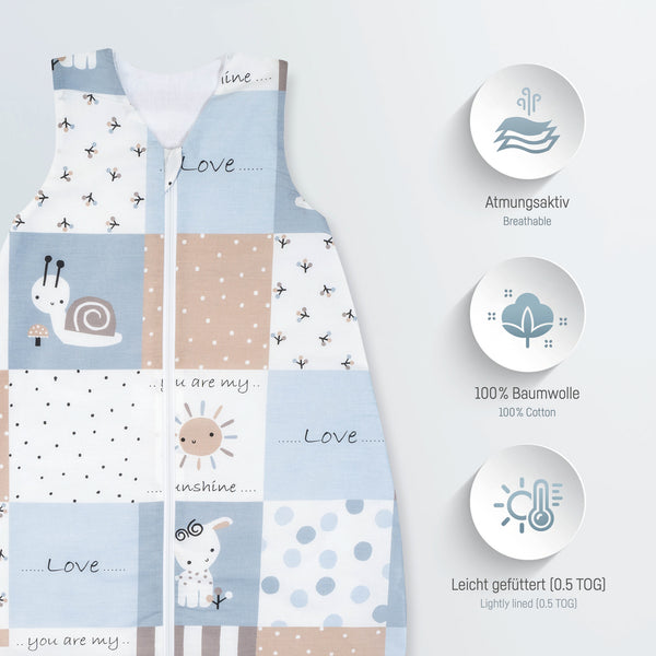 Julius Zöllner Sommerschlafsack - Patch Blue Riesige Rabatte