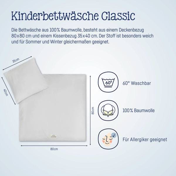 Julius Zöllner Bettwäsche, Uni Light grey Verkauf
