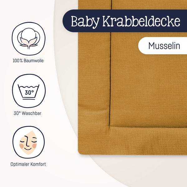 Julius Zöllner Krabbeldecke, zimt Rabatt
