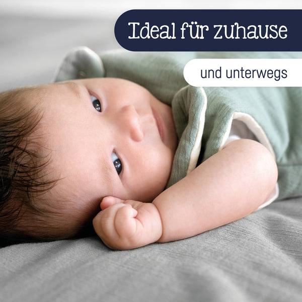 Julius Zöllner Kuscheldecke aus Baumwollmusselin, Grau Großer Ausverkauf