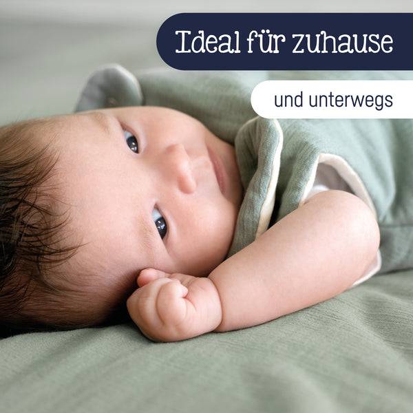 Julius Zöllner Kuscheldecke aus Baumwollmusselin, Grün Flash Sale
