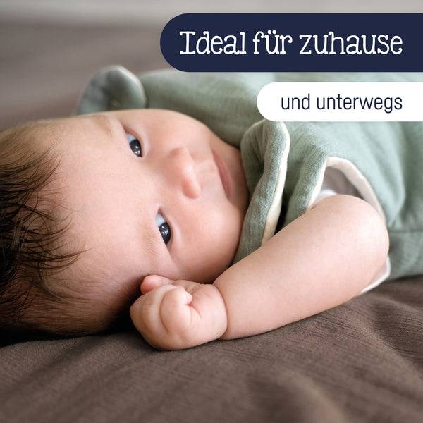 Julius Zöllner Kuscheldecke aus Baumwollmusselin, nougat Online Shopping