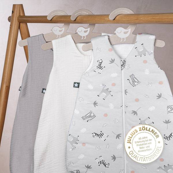 Julius Zöllner Jersey Schlafsack - Savanne Grau Valentinstagsangebot